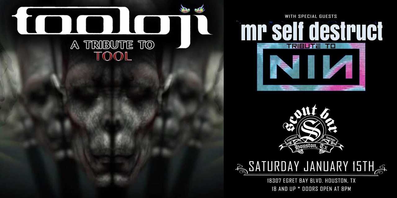 TOOLOJI- a tribute to Tool + Mr Self Destruct- a tribute to NIN TOOLOJI- a tribute to Tool + Mr Self Destruct- a tribute to NIN